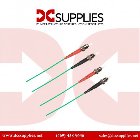 Black Box FOCMP62-015M-STLC-GR Duplex Fiber Optic Network Cable (FOCMP62-015M-STLC-GR)