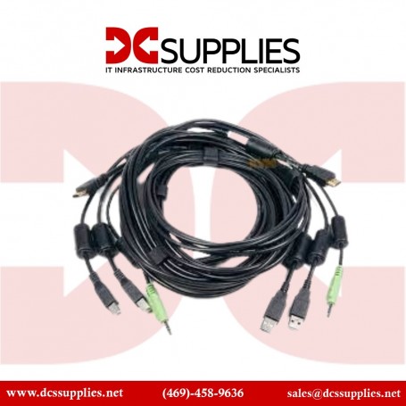 Black Box SKVMCBL-2HDMI-06TAA Secure KVM Cable, Dual HDMI, USB, 6-ft (SKVMCBL-2HDMI-06TAA)
