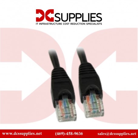 Black Box CAT6PC-006-BK-25PAK CAT6 Patch Cable, 10-ft, Black (CAT6PC-006-BK-25PAK)
