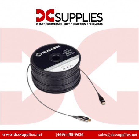 Black Box AOC-HL-H2-30M High-Speed HDMI 2.0 Active Optical Cable, 30M, 18 Gbit/s, 4096 x 2160, Fiber Optic (AOC-HL-H2-30M)