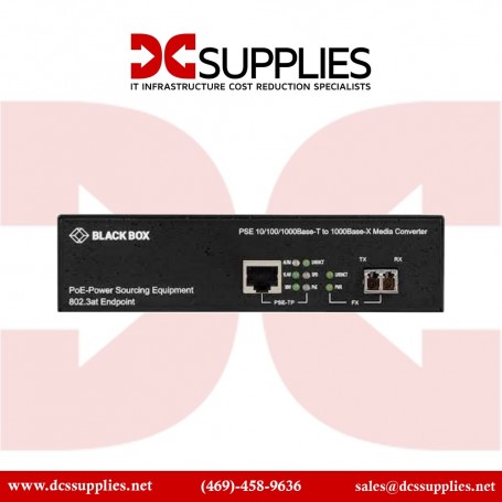 Black Box LPM601A  PoE PSE Media Converter (LPM601A)