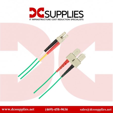 Black Box FOCMP10-010M-SCLC-GN OM3 Multimode Fiber Optic Patch Cable (FOCMP10-010M-SCLC-GN)