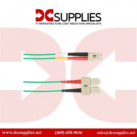 Black Box FOCMP10-010M-SCLC-GN OM3 Multimode Fiber Optic Patch Cable (FOCMP10-010M-SCLC-GN)