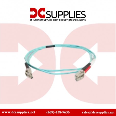 Black Box FOCMPM4-010M-LCLC-AQ Colored Fiber OM4 50 125 Multimode Fiber Optic Patch Cable OFNP Plenum (FOCMPM4-010M-LCLC-AQ)
