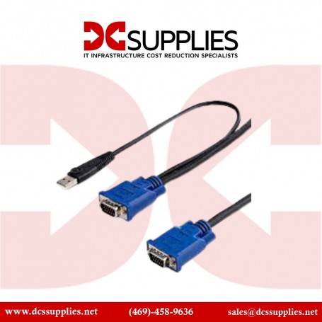 Black Box EHNSECURE2-0012 Secure KVM Switch Cable, VGA and USB to HD26 (EHNSECURE2-0012)