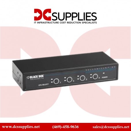Black Box KV9004A KVM Switch for PS/2 Servers and Consoles, 4-Port (KV9004A)