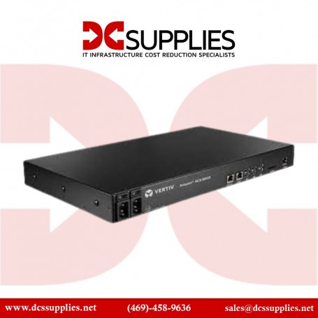 Vertiv ACS8016DAC-400 Avocent ACS 8000 16-Port Serial Console Server Dual AC Power 1U (ACS8016DAC-400)