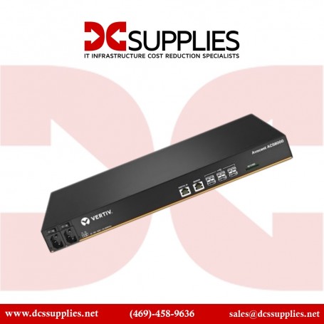 Vertiv ACS8016DAC-400 Avocent ACS 8000 16-Port Serial Console Server Dual AC Power 1U (ACS8016DAC-400)