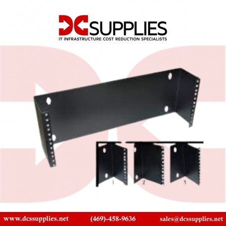 Black Box  RMT048-R2 Flushmount Wall Bracket 3U Wall Mount Bracket (RMT048-R2)