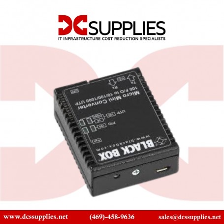 Black Box LMC400A Micro Mini Fast Ethernet to SFP Media Converter (LMC400A)