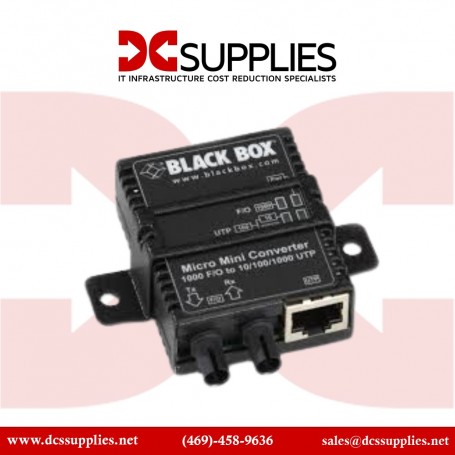 Black Box LMC400A Micro Mini Fast Ethernet to SFP Media Converter (LMC400A)