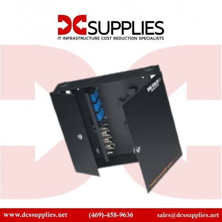 Black Box JPM402A-R3 Wallmount Fiber Enclosure  Locking  4-Slot (JPM402A-R3)
