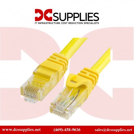 Black Box CAT6PC-010-YL-10PAK Ethernet Patch Cable - 250MHz Molded Snagless Yellow 10-Pack (CAT6PC-010-YL-10PAK)
