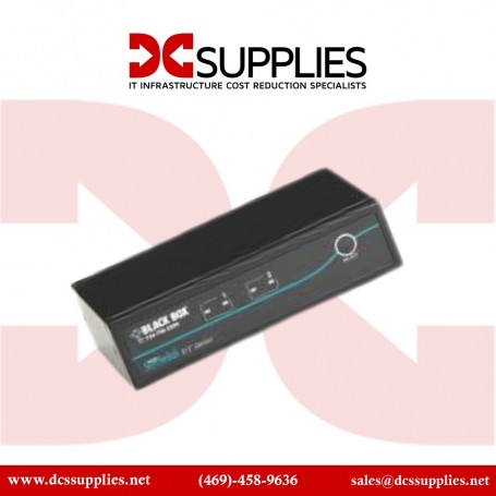 Black Box KV9612A-K ServSwitch DT DVI with Emulated USB Keyboard/Mouse Kit - KVM switch - 2 ports - TAA Compliant (KV9612A-K)