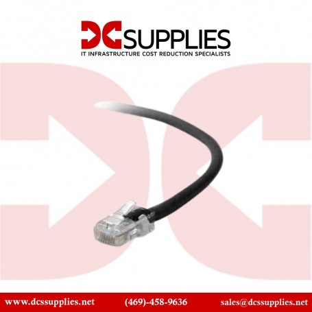 Black Box CAT6PC-003-BK-25PAK Connect Cat.6 UTP Patch Network Cable, 3 ft, 1 Gbit/s Data Transfer Rate (CAT6PC-003-BK-25PAK)