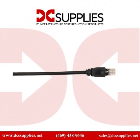 Black Box CAT6PC-003-BK-25PAK Connect Cat.6 UTP Patch Network Cable, 3 ft, 1 Gbit/s Data Transfer Rate (CAT6PC-003-BK-25PAK)