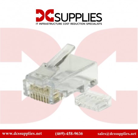 Black Box C5EEZUP-100PAK CAT5e EZ-RJ45 Network Connectors (C5EEZUP-100PAK)