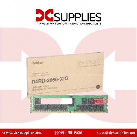 Synology D4RD-2666-32G memory module 32 GB 1 x 32 GB DDR4 2666 MHz ECC (D4RD-2666-32G)