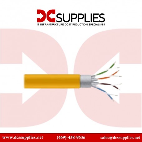 Black Box EVNSL0504A-1000 CAT5e bulk cable - 1000 ft - yellow (EVNSL0504A-1000)