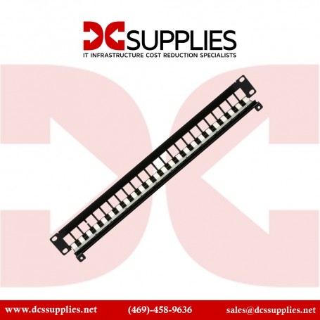 Black Box JPM10GF24 10-Gigabit Patch Panel - 24-Port 1U (JPM10GF24)