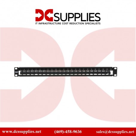 Black Box JPM10GF24 10-Gigabit Patch Panel - 24-Port 1U (JPM10GF24)