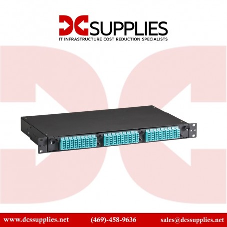 Black Box FOEN50HD-3H-1U High-Density Fiber Optic Enclosure, (3) HD Slots in 1U (FOEN50HD-3H-1U)