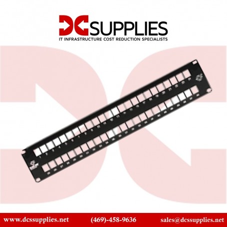 Black Box JPMT1048A GigaStation2 48-Port Multimedia Patch Panel, 2U (JPMT1048A)