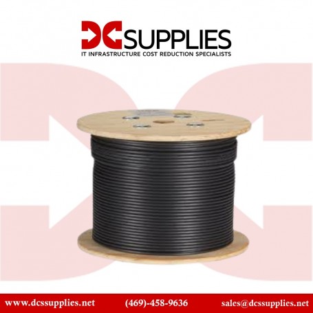Black Box EYN860A-PB-1000 GigaBase Cat5e 350MHz Solid Ethernet Bulk Cable - 1000ft - Black (EYN860A-PB-1000)