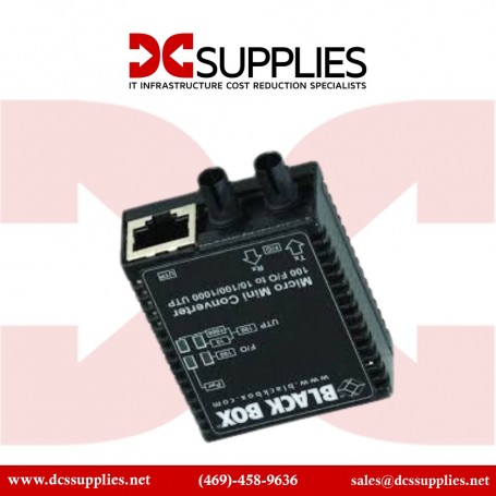 Black Box LMC403A & LMC404A Fast Ethernet Media Converter, Singlemode (LMC403A)