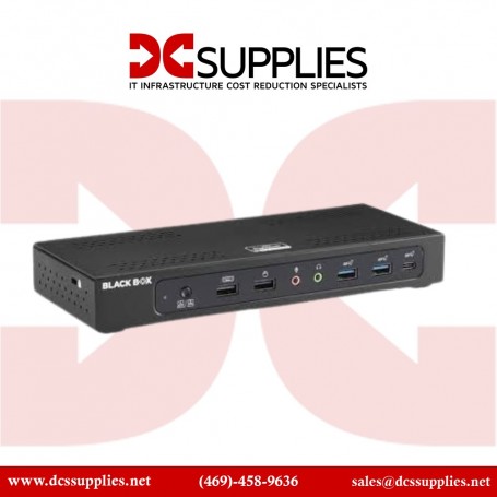 Black Box USBC2000-4KDUAL USB-C Docking Station, 4K Dual (USBC2000-4KDUAL)