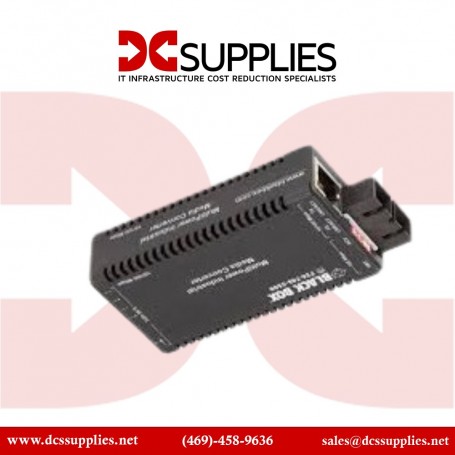 Black Box LIC023A-R3 Industrial Media Converter - High-Performance Fast Ethernet to Multimode Fiber Conversion (LIC023A-R3)