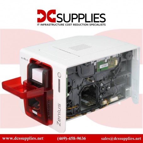 Evolis ZN1H0000RS ID Card Printer Zenius Series Single-Sided Card Printer (ZN1H0000RS)