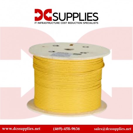 Black Box C6ABC50-STR-YL-1000 CAT6A Stranded UTP Bulk Cable (C6ABC50-STR-YL-1000)