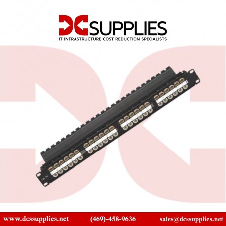 Black Box JPM810A-HD Spacegain CAT5E High-Density Feed-Through Patch Panel (JPM810A-HD)