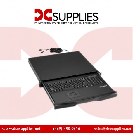 Black Box RM418-R6 1U Rackmount Keyboard with Trackball (RM418-R6)