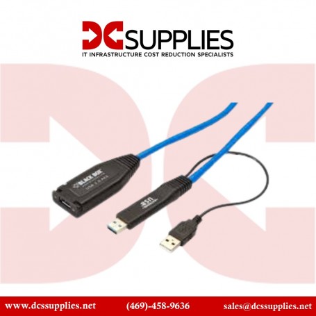 Black Box USB3ACE-15M 49.21 ft. Blue USB 3.0 Active Cable Extender (USB3ACE-15M)