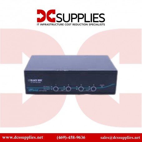 Black Box KV9624A ServSwitch DT Dual-Head DVI USB 4-Port KVM Switch (KV9624A)