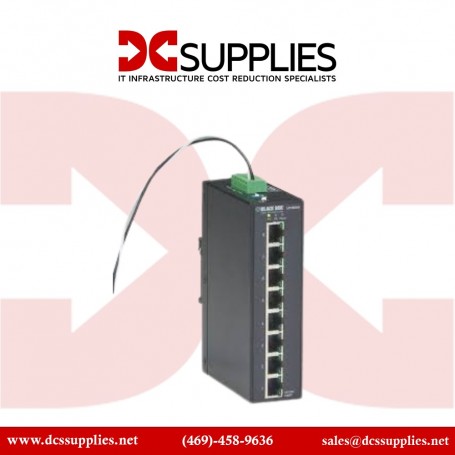 Black Box LPH008A-R2 Industrial - switch - 8 ports - unmanaged - TAA Compliant (LPH008A-R2)