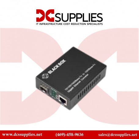 Black Box LGC010A-R2 MultiPower Miniature Gigabit Ethernet Media Converter (LGC010A-R2)