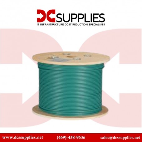 Black Box C6ABC50-GN-1000 GigaTrue 23AWG CAT6A UTP Bulk Cable, Green, 1000ft (C6ABC50-GN-1000)
