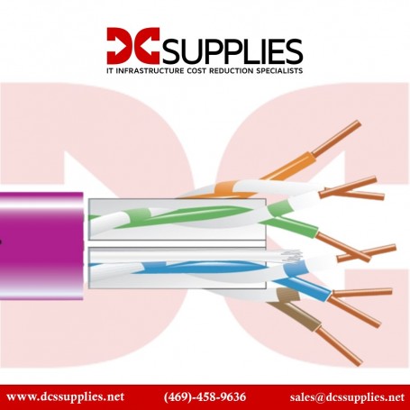 Black Box EYN865B-PB-1000 GigaTrue 550 bulk cable - 1000 ft - violet (EYN865B-PB-1000)