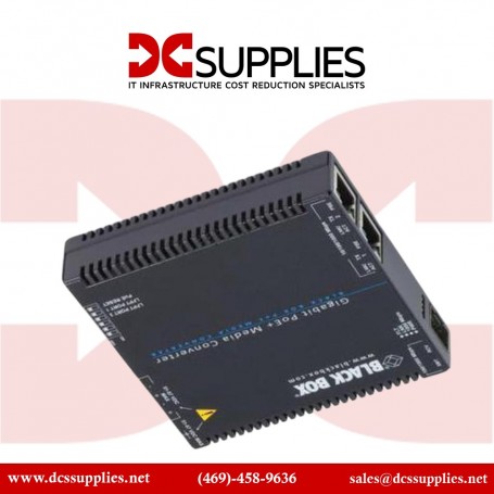 Black Box LGC5210A PoE+ Gigabit Media Converter (LGC5210A)