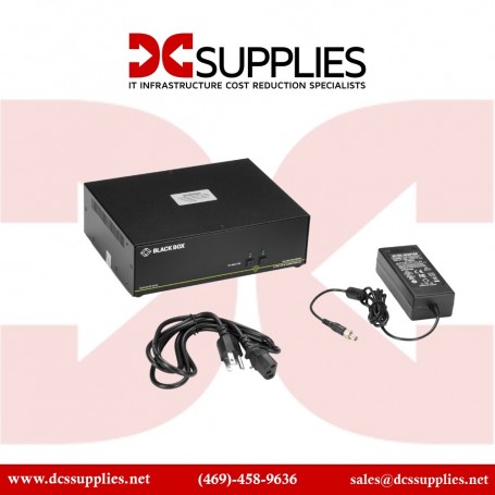 Black Box SS2P-SH-DP-UCAC NIAP3 2-Port Single-Monitor CAC Secure KVM Switch (SS2P-SH-DP-UCAC)
