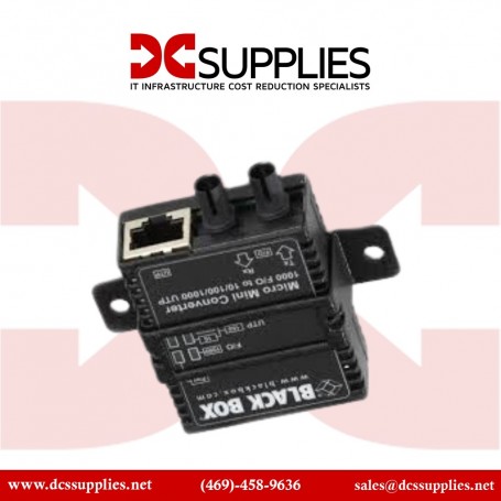 Black Box LMC4004A Gigabit Ethernet Single Mode Micro Mini Media Converter (LMC4004A)