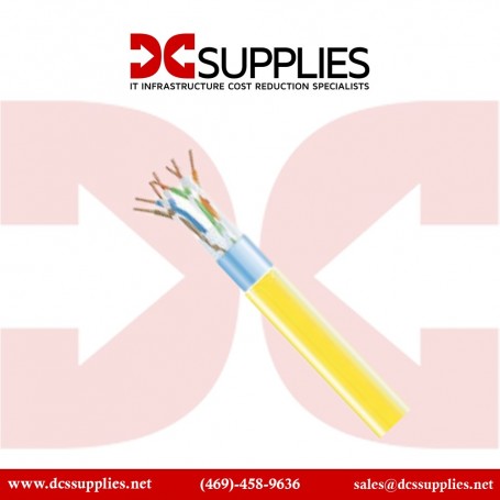 Black Box EVNSL0514A-1000-R2 TAA Compliant Bulk Cable - 1000 ft - Yellow (EVNSL0514A-1000-R2)