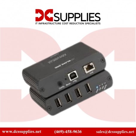 Black Box IC400A-R2 4-Port USB 2.0 Type-A over CatX Extender (IC400A-R2)