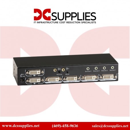 Black Box AC1125A DVI and Audio Matrix Switch 4x2 - video/audio switch (AC1125A)