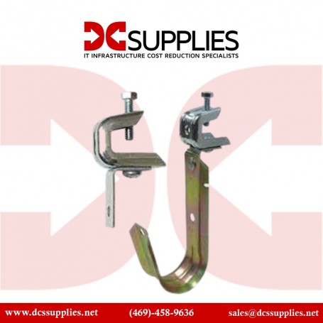Black Box JHOOK-32-B-100 2 Dia J-Hook Batwing Galvanized Steel 100-Pack (JHOOK-32-B-100)