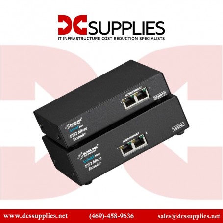 Black Box ACU3209A ServSwitch Micro KVM Dual-VGAPS2 over 2 CATx Dual-Access Extender Kit (ACU3209A)