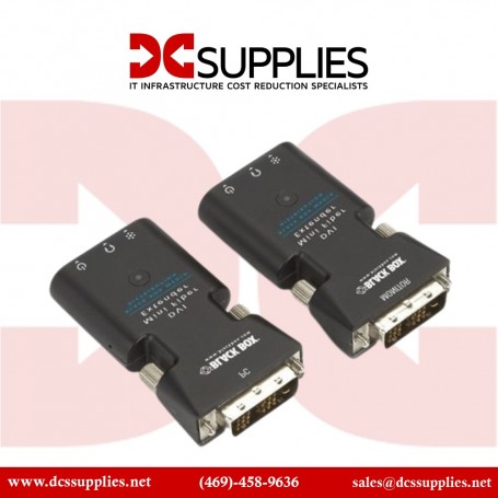 Black Box AVX-DVI-FO-MINI-RX Mini Extender Receiver for DVI-D and Stereo Audio over Fiber (AVX-DVI-FO-MINI-RX)